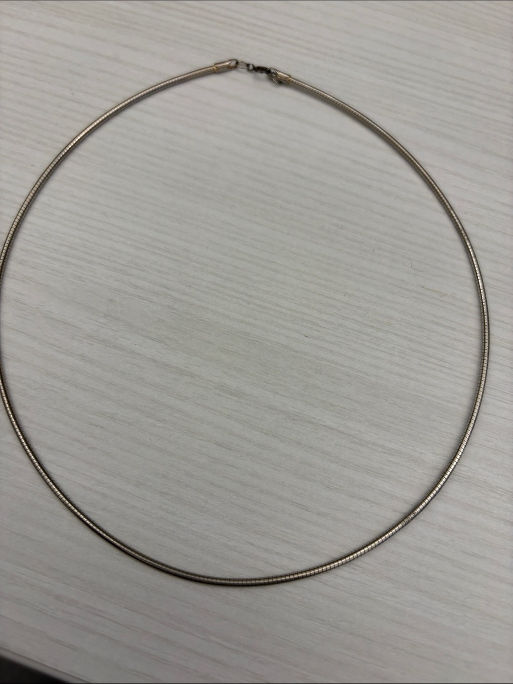 Minimalist silver-Tone Snake Choker Necklace for Women